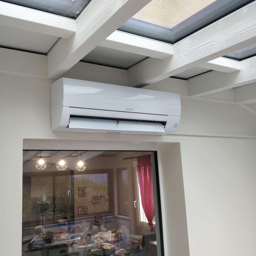 Installation d'une climatisation réversible
