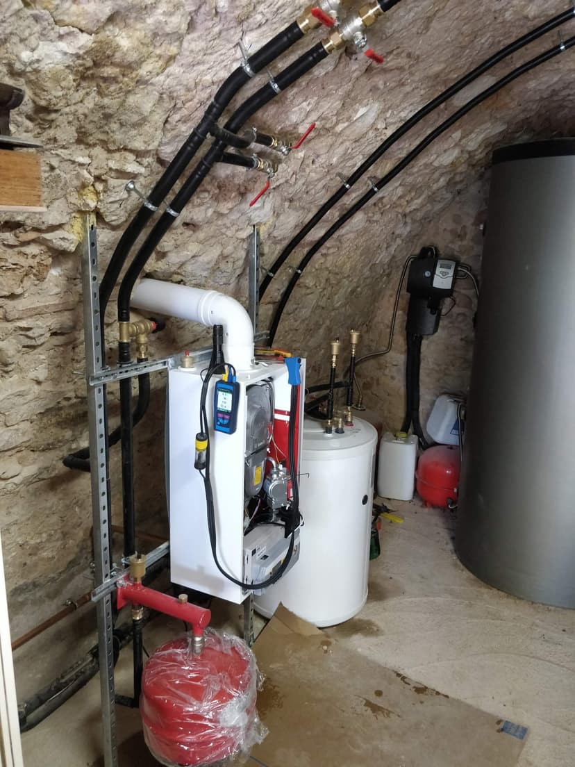 Installation d'une pompe à chaleur hybride